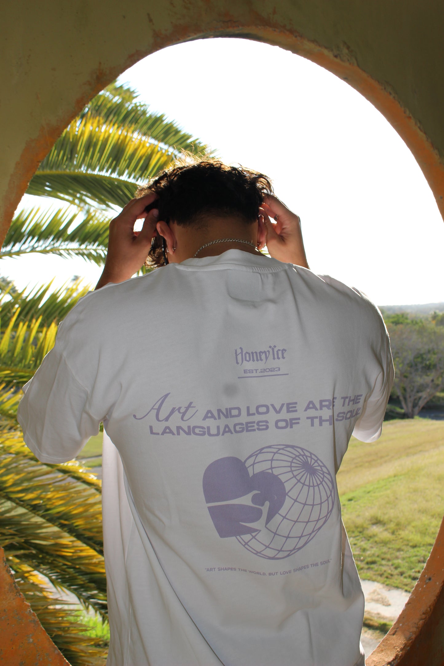 Art and Love White Shirt